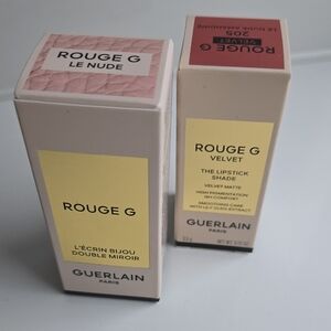 Guerlain Rouge G Velvet Lipstick in 205 and Velvet Case